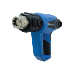 Пистолет за горещ въздух RAPTER RRHQ HG-100, 2000W, 3 степени, 250–600°C, Куфар