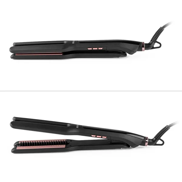 Преса за изправяне на коса с насочващ гребен Muhler MHS-777