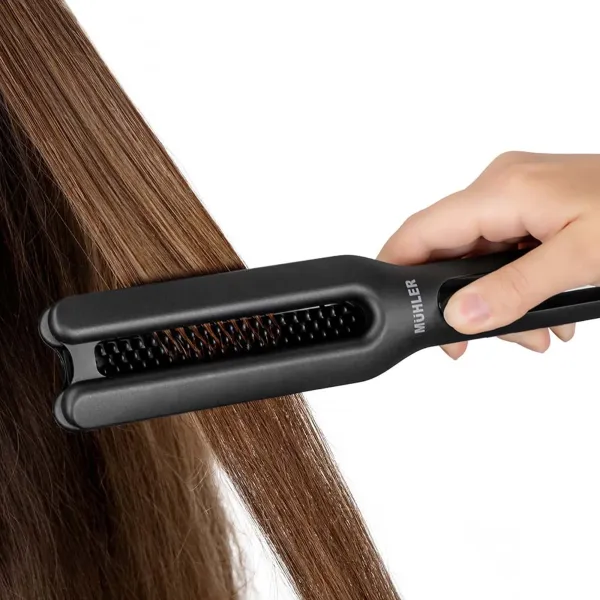 Преса за изправяне на коса с насочващ гребен Muhler MHS-777