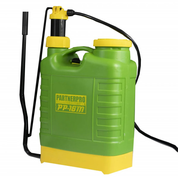 Ръчна пръскачка PARTNERPRO PP-16M, 16л, маркуч 125см, метален удължител 82см