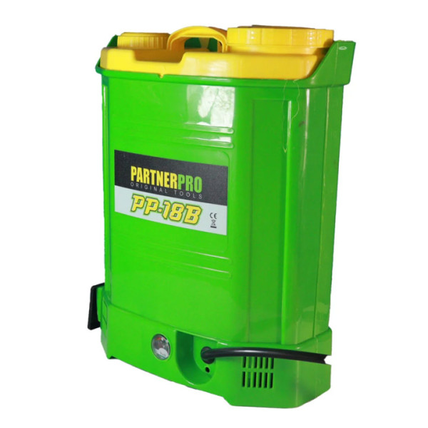 Акумулаторна пръскачка PARTNERPRO PP-18B, 18 л, 12V 8Ah, 3 дюзи