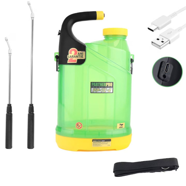 Акумулаторна пръскачка PARTNERPRO PP-7C-2, 7л. Li-ion, 5V/2.5Ah