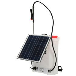 Акумулаторна пръскачка + соларен панел YATO YT 86220, 12V, 8 Ah, 16 L