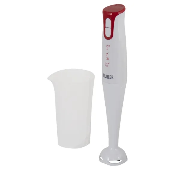 Пасатор с купа Muhler MB-409, 400W, бял/червен