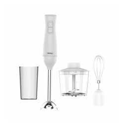 Пасатор  с чопър 3в1 Rosberg R51112OSC, 350W, 700ml,  Метален подвижен накрайник, Бял