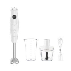 Пасатор Tefal DailyMix HB533138, 600W, мерителна чаша 800 мл, Чопър 500 мл, Бял
