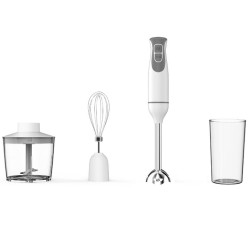 Пасатор с чопър Voltz VO51112NSC,600W, 700ml, бял