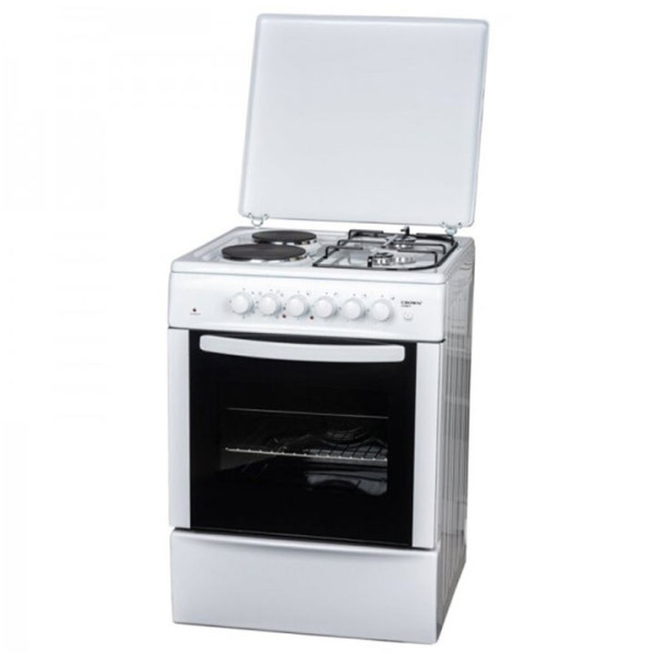 Готварска печка ODUL OE6631,3Г+1Е,бяла