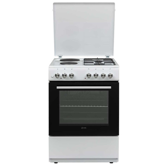 Голяма готварска печка VOX  GNT 6220W, 2Г+2Е