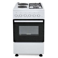 Голяма готварска печка Muhler ELC-500G, газ и ток