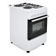 Голяма готварска печка Muhler ELC-500G, газ и ток