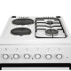 Голяма готварска печка Muhler ELC-500G, газ и ток