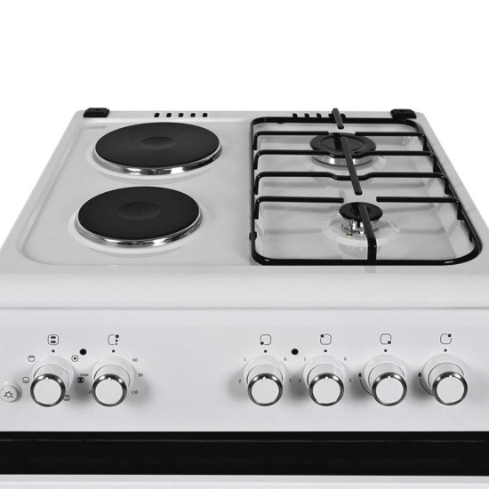 Голяма готварска печка Muhler ELC-600G,2Г+2Е