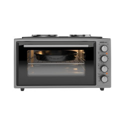 Мини фурна с два котлона FERRE 5050X-2HP, 50л, инокс