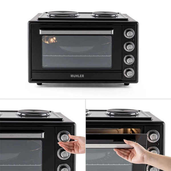 Малка готварска печка Muhler MC-6522, 3618W, 65/56л