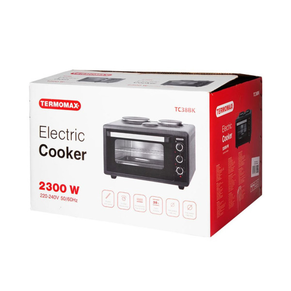 Малка готварска печка TERMOMAX TC38BK, 38L