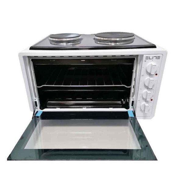 Мини фурна с два електрически котлона