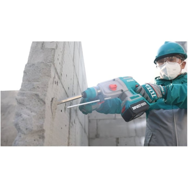 Акумулаторен перфоратор TOTAL IND,BL,SDS+,20V,без батерия