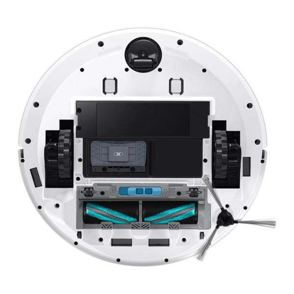 Робот прахосмукачка Samsung JetBot+ VR30T85513W/GE, Wi-Fi, Бяла
