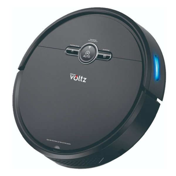 Прахосмукачка робот с моп Oliver Voltz OV51004A, Wi-Fi, Черен