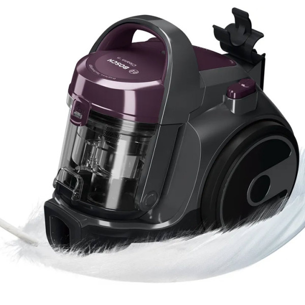 Прахосмукачка без торба Bosch 3A BGC05AAA1, 700W, 1.5 л, Филтър PureAir, Easy Clean