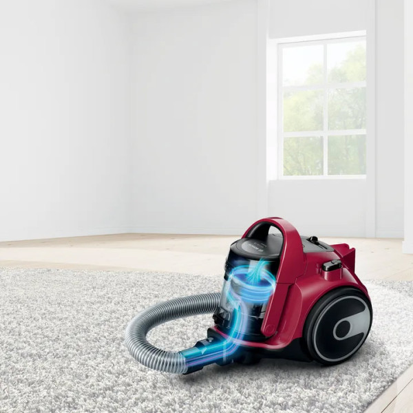 Прахосмукачка без торба  BOSCH BGC05AAA2, 700W, Червена