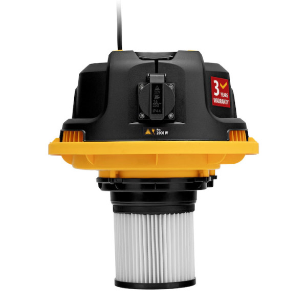 Прахосмукачка за сухо и мокро почистване Denzel EVC20, 1400W, резервоар 20л