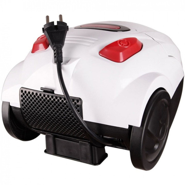 Прахосмукачка с торбичка Rosberg R51001C, 700 W, 1.5 L, Бял/Червен