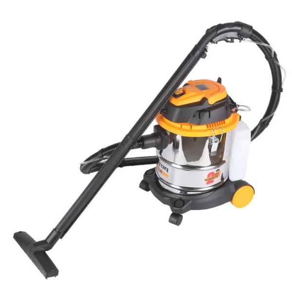 Прахосмукачка за сухо и мокро почистване и перящи функции ROTOR RS-20, 1600W, 20л, 18кРа