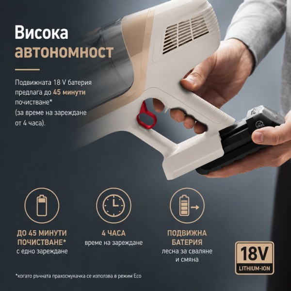 Прахосмукачка Rowenta X-Pert 6.60 Essential RH6830WO Вертикална безжична