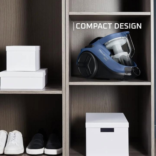 Прахосмукачка Rowenta RO3721EA , Без торба, Син