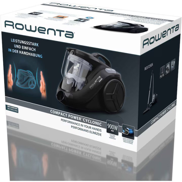Прахосмукачка без торба Rowenta Compact Power Cyclonic RO3725EA, 1.5л