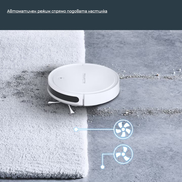 Робот прахосмукачка Rowenta X-Plorer Serie 50 RR7387WH, Система Aqua Force, Бял