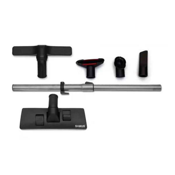 Samus Aquafilter Orange е прахосмукачка, която работи на базата на водна филтрация.