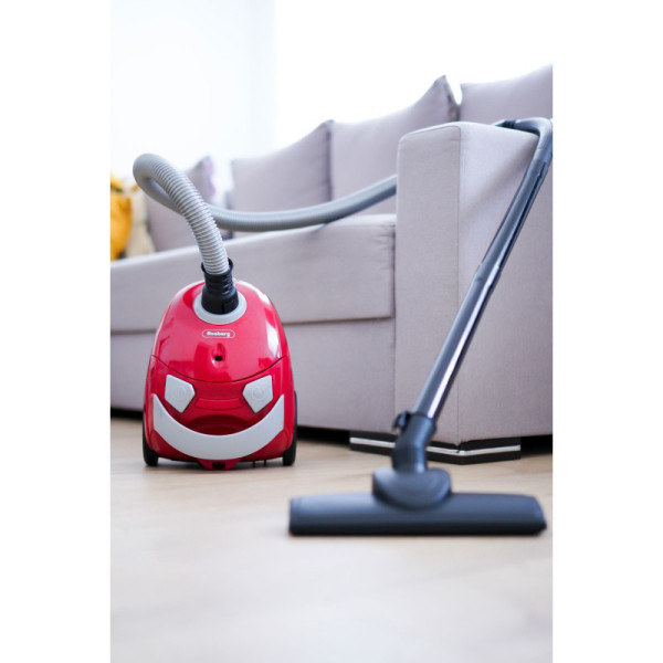 Прахосмукачка с торба Rosberg R51001J, Червен