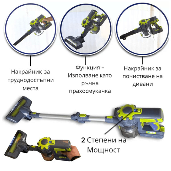 Без кабелна прахусмукачка