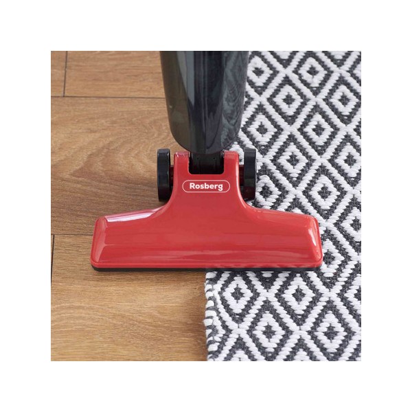 Прахосмукачка вертикална и ръчна 2в1 Rosberg R51001A, Червен