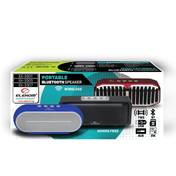 Портативна тонколона Elekom ЕК-3301