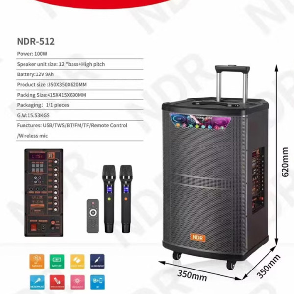 Караоке тонколона NDR 512