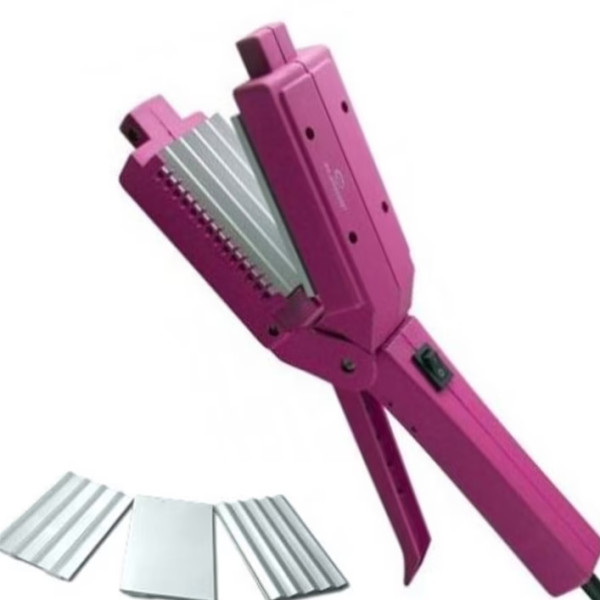 Преса за коса Elekom EK 04 3в1, Керамика, светлинна индикация