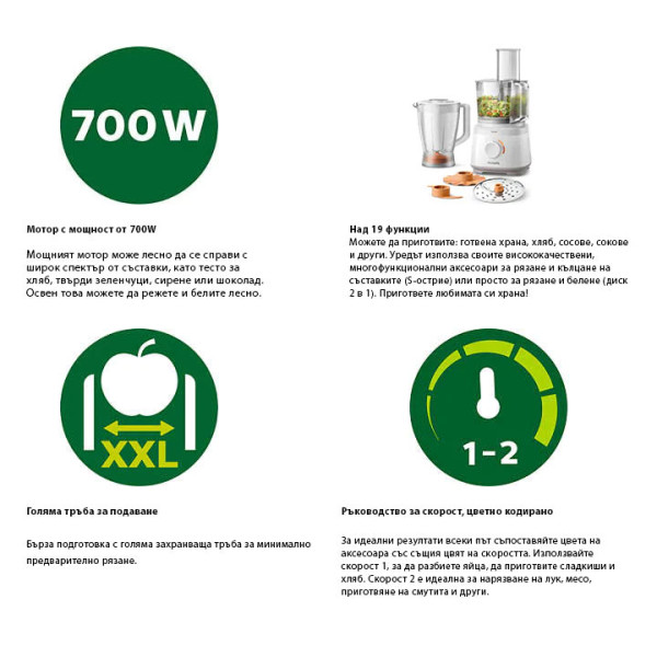 Кухненски робот Philips Daily Collection HR7320/00