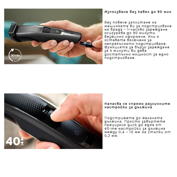 Самобръсначка PHILIPS  series 5000 BT5515/70