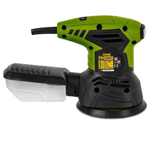 Ексцентричен шлайф PROCRAFT EX950E, 240W, 125mm