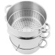 Соковарка TOPFANN GS-01201-26JS-1, 8л, 26 см, Индукция, Инокс