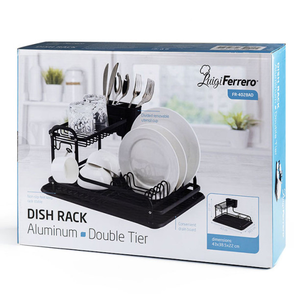Сушилник за съдове Luigi Ferrero FR-4028AD 2 нива
