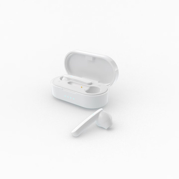 Безжични аудио слушалки AKAI BTE-J10W,Wireless, Bluetooth, Бял