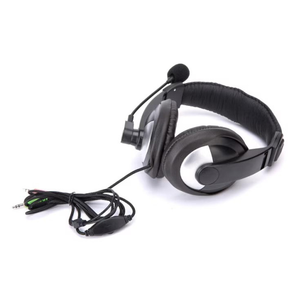 Слушалки с микрофон BS-750, черни