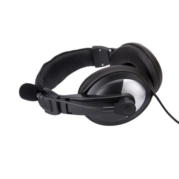 Слушалки с микрофон BS-750, черни