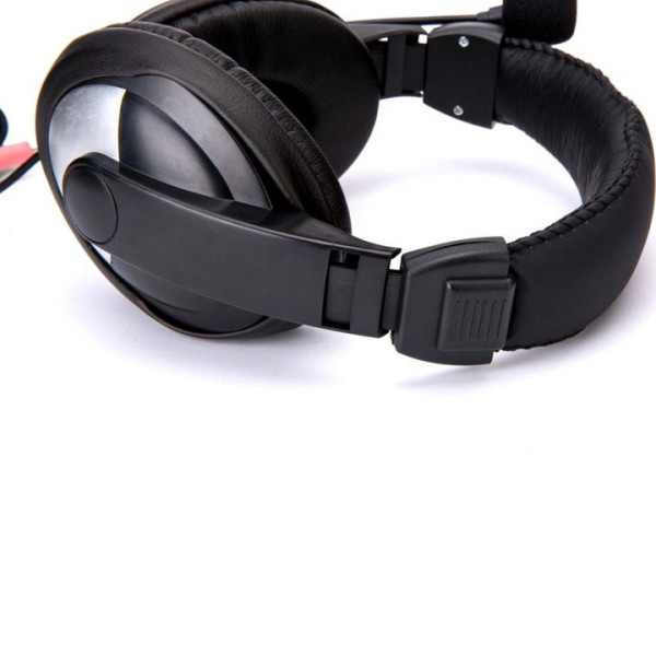 Слушалки с микрофон BS-750, черни