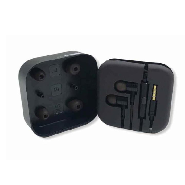 Слушалки с микрофон HQ черни